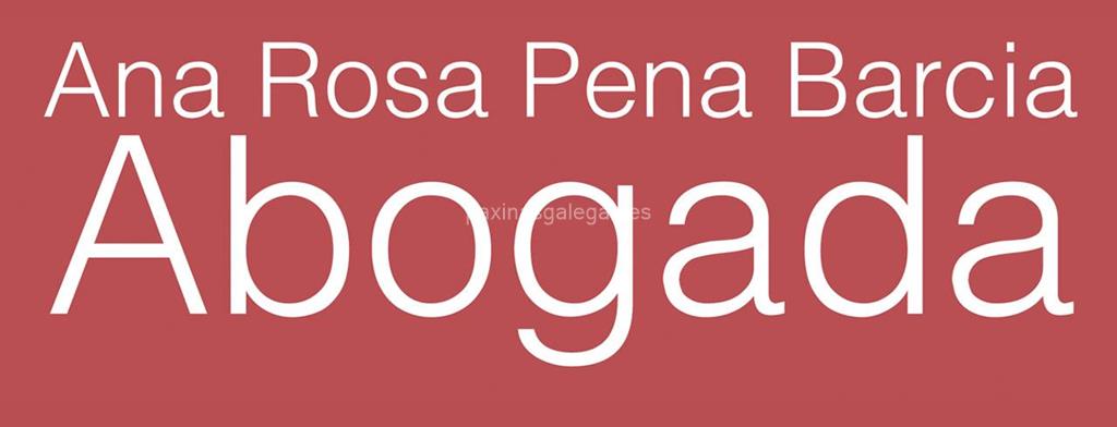 logotipo Pena Barcia, Ana Rosa