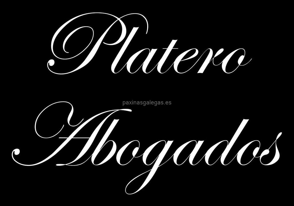 logotipo Platero Abogados