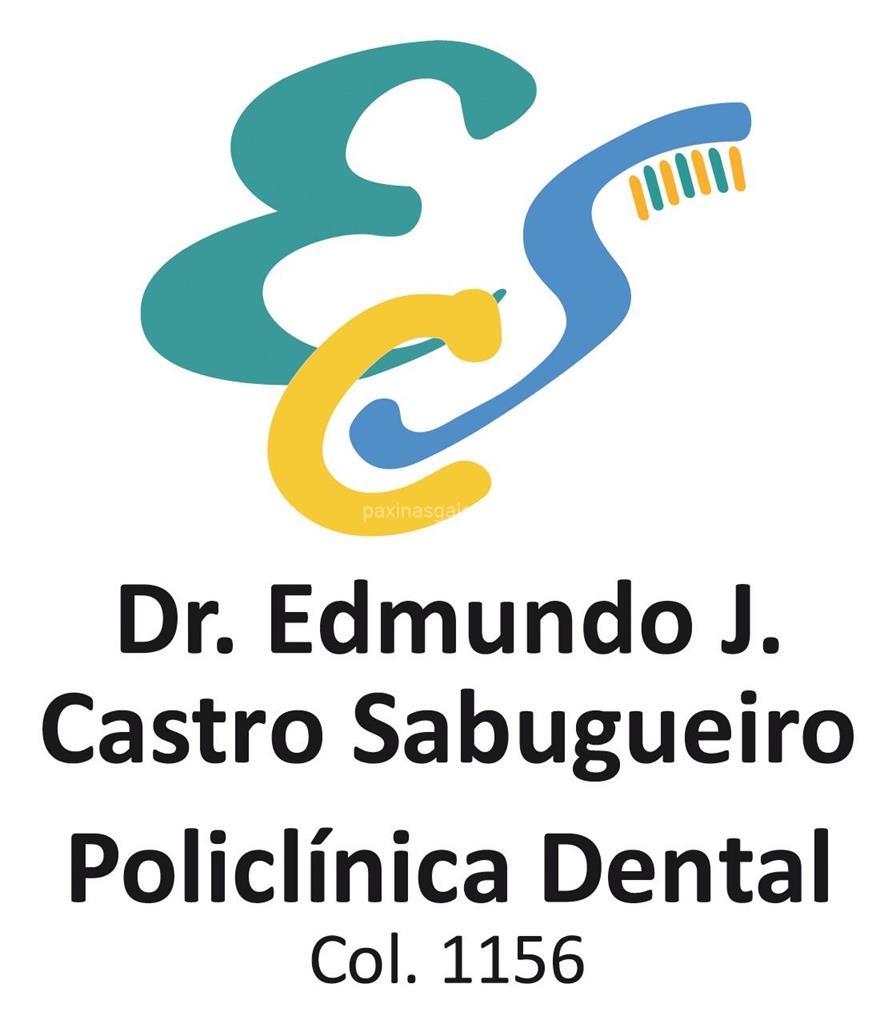 logotipo Policlínica Dental Dr. Edmundo J. Castro Sabugueiro