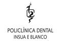 logotipo Policlínica Dental Insua - Blanco