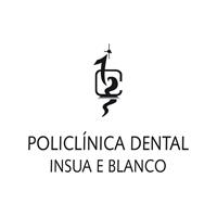 Logotipo Policlínica Dental Insua - Blanco