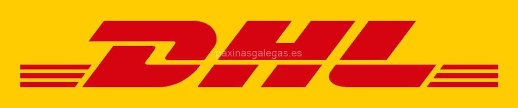 logotipo Punto de Recogida DHL Express (Ecomensajería Pedaleando)
