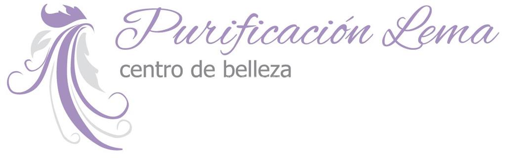 logotipo Purificación Lema Centro de Belleza