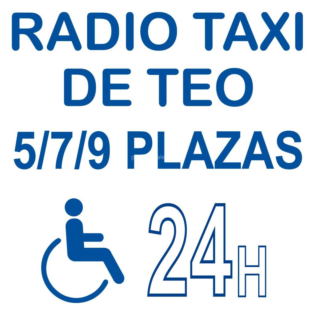 logotipo .Radio Taxi de Teo