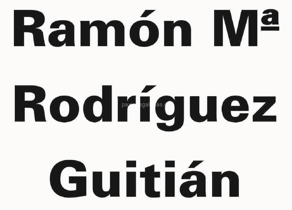 logotipo Rodríguez Guitián, Ramón Mª