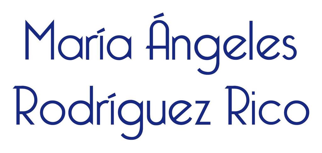 logotipo Rodríguez Rico, María Angeles