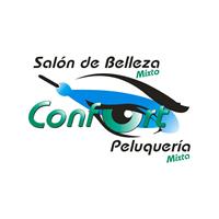 Logotipo Salón de Belleza Confort