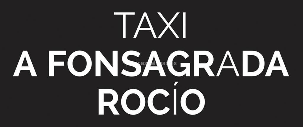 logotipo Taxi A Fonsagrada Rocío