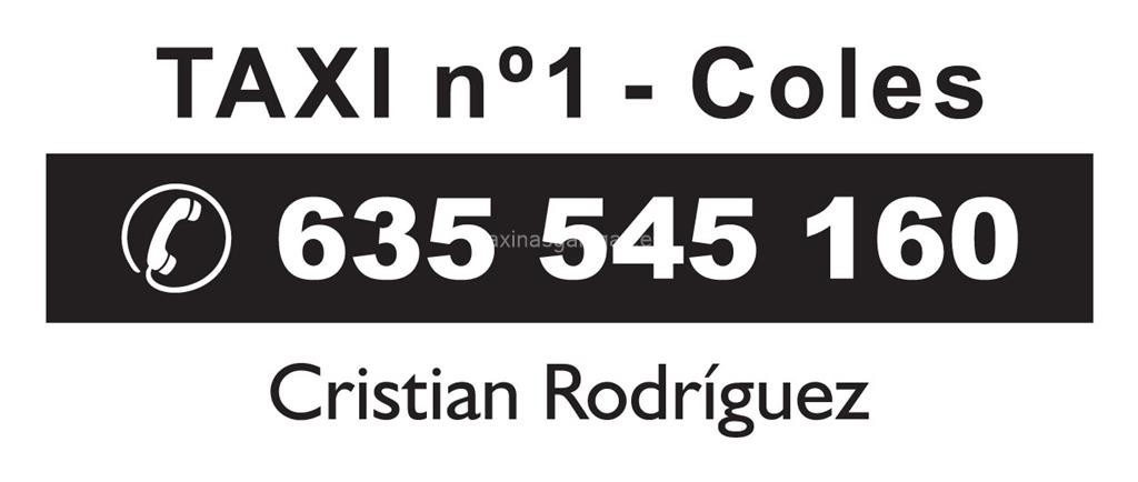logotipo Taxi Nº 1 Coles