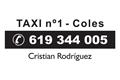 logotipo Taxi Nº 1 Coles