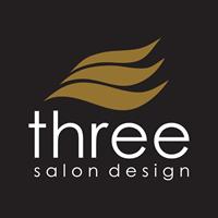 Logotipo Three Salon Desing
