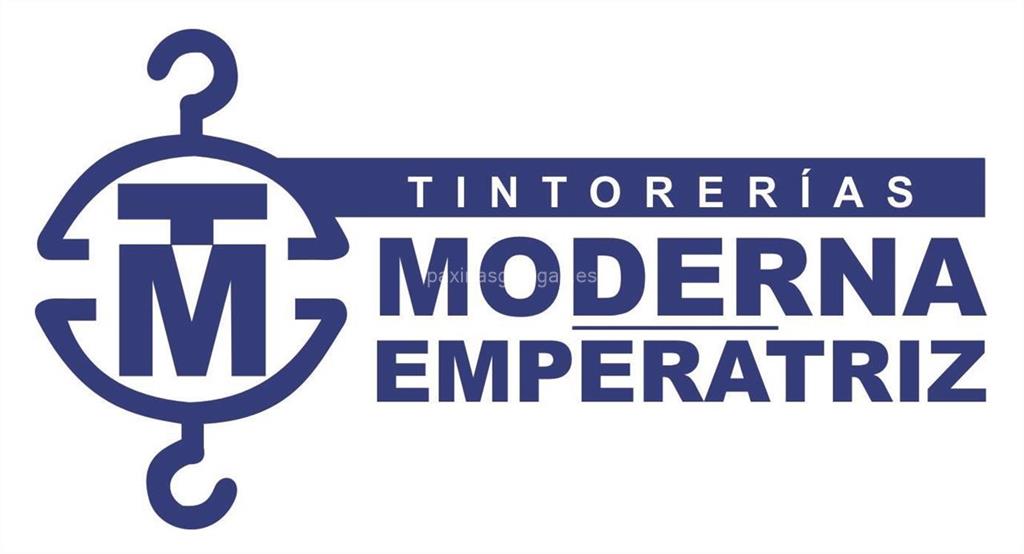 logotipo Tintorería Moderna - Emperatriz