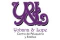 logotipo Yobana y Lupe Centro de Peluquería y Estética